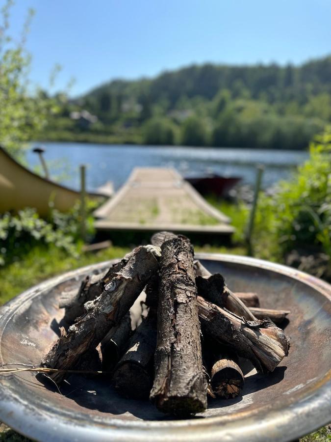 Glamping On Idyllic Lake, Paddle Boards & Rowboat Porsgrunn Exterior foto
