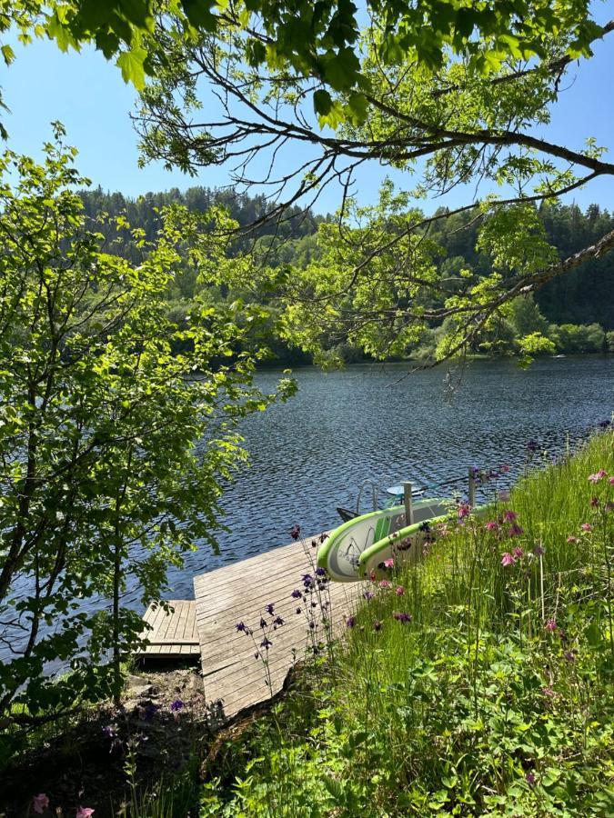 Glamping On Idyllic Lake, Paddle Boards & Rowboat Porsgrunn Exterior foto
