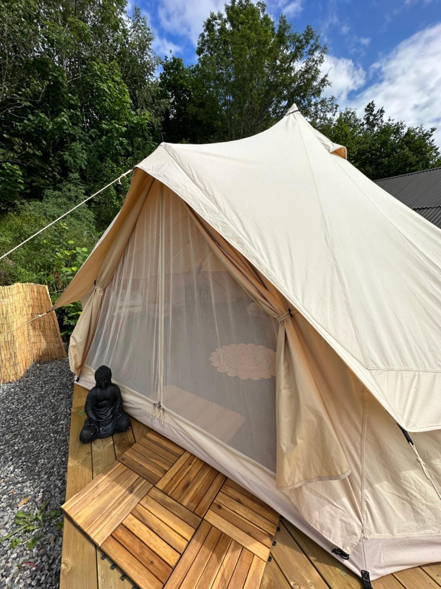 Glamping On Idyllic Lake, Paddle Boards & Rowboat Porsgrunn Exterior foto