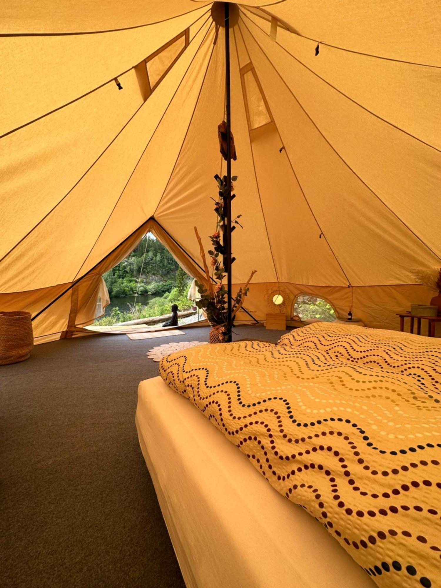 Glamping On Idyllic Lake, Paddle Boards & Rowboat Porsgrunn Exterior foto